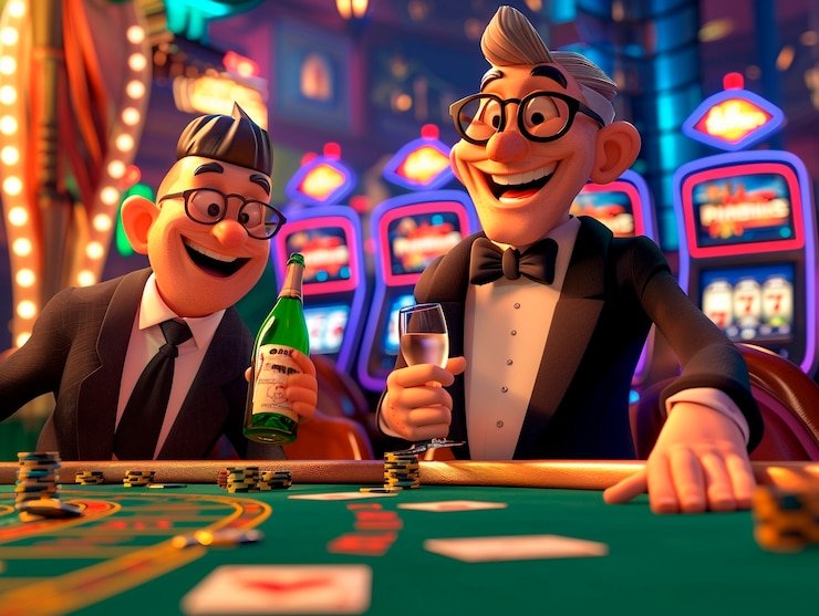 Ilustrasi pengguna menikmati live betting sepak bola di perangkat mobile